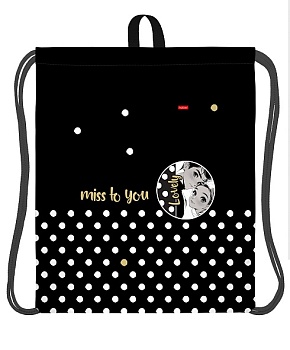 NMn_19043 Мешок для сменной обуви 41х49 см с петлей для подвеса 1 отделение -LOVELY-  в индив.упак.