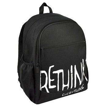 Рюкзак школьный Феникс+ арт.68251/ 14 ПЕРЕОСМЫСЛИ! (31х42х15 см, полиэстер, шелкография, 1 отделение
